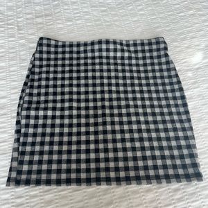 Plaid mini skirt — super comfy and versatile!